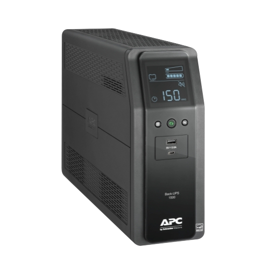 APC ups pro br 1500va 10 salidas 2 puertos usb avr interfaz lcd lam br1500m2-lm