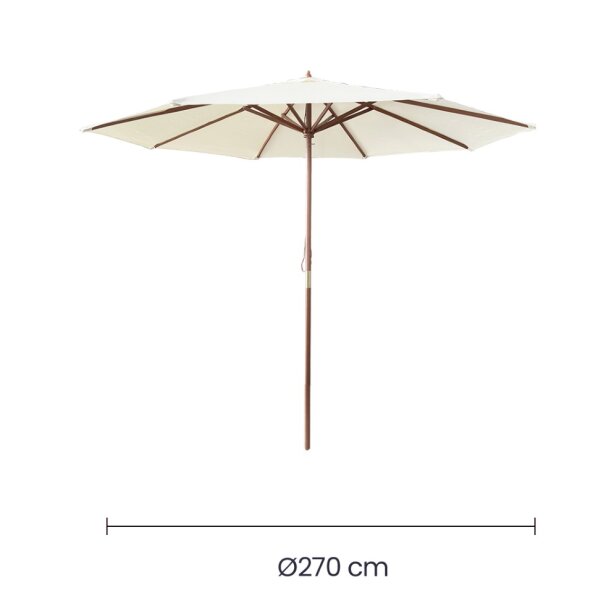 Sombrilla Beige