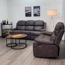  SOFA TRIPLE RECLINABLE CAFE