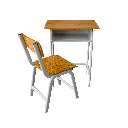 Pupitre escolar con Plywood