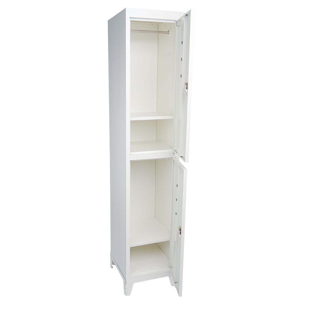 Locker metálico 2 puertas