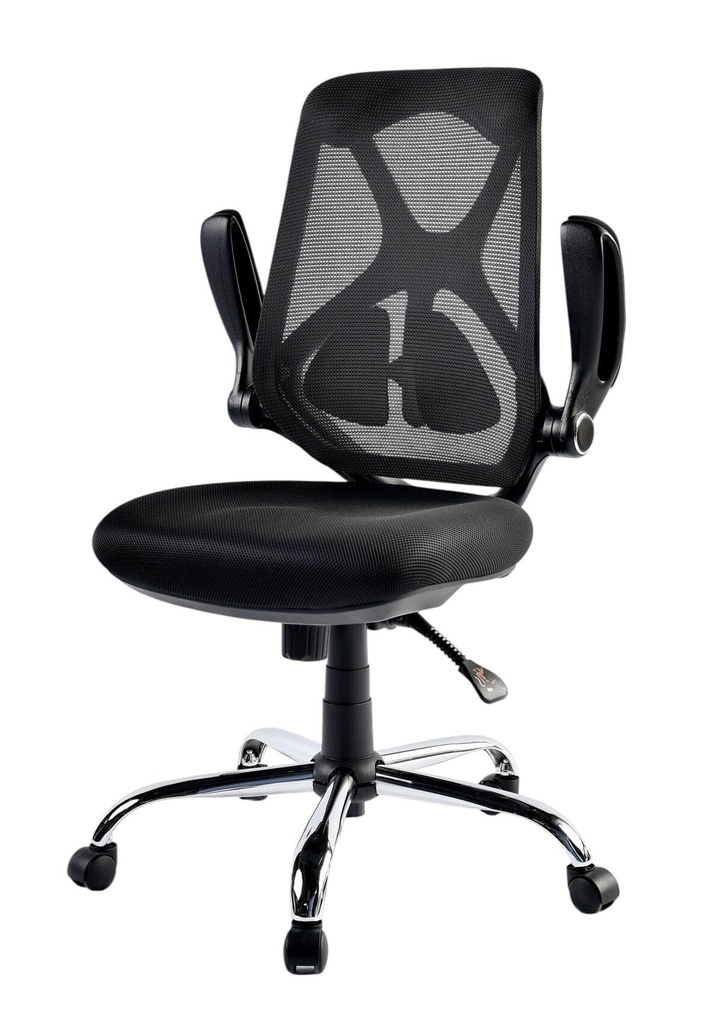 Silla ejecutiva en malla negra