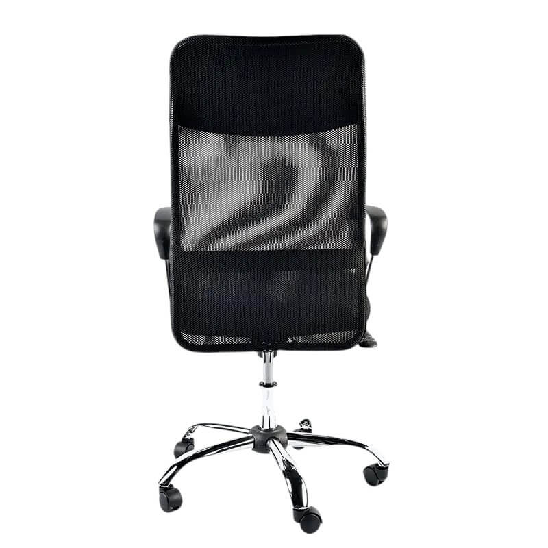 Silla ejecutiva ergonómica en malla negra