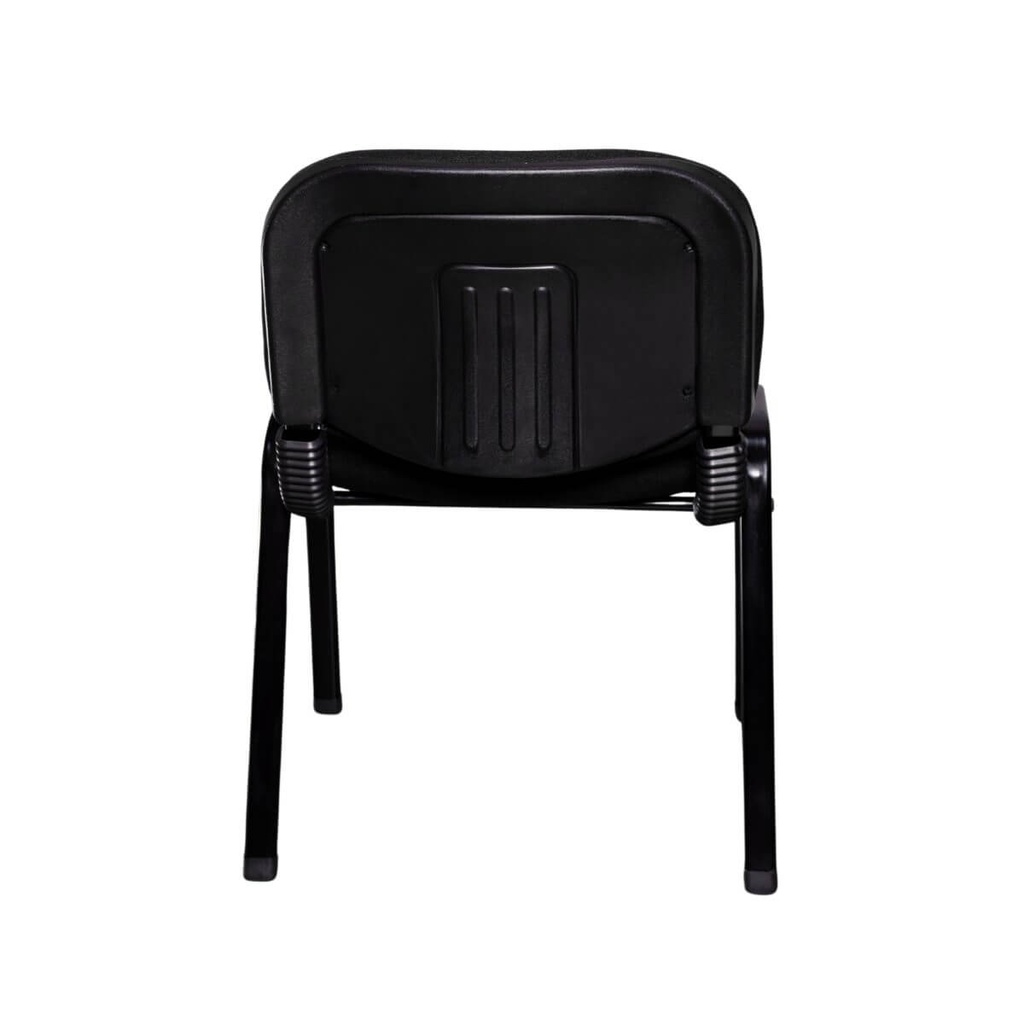 Silla de espera en damasco negro