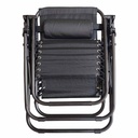 Silla plegable negra