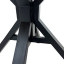 Mesa comedor redonda 105cm pata negra