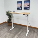 Escritorio altura ajustable blanco