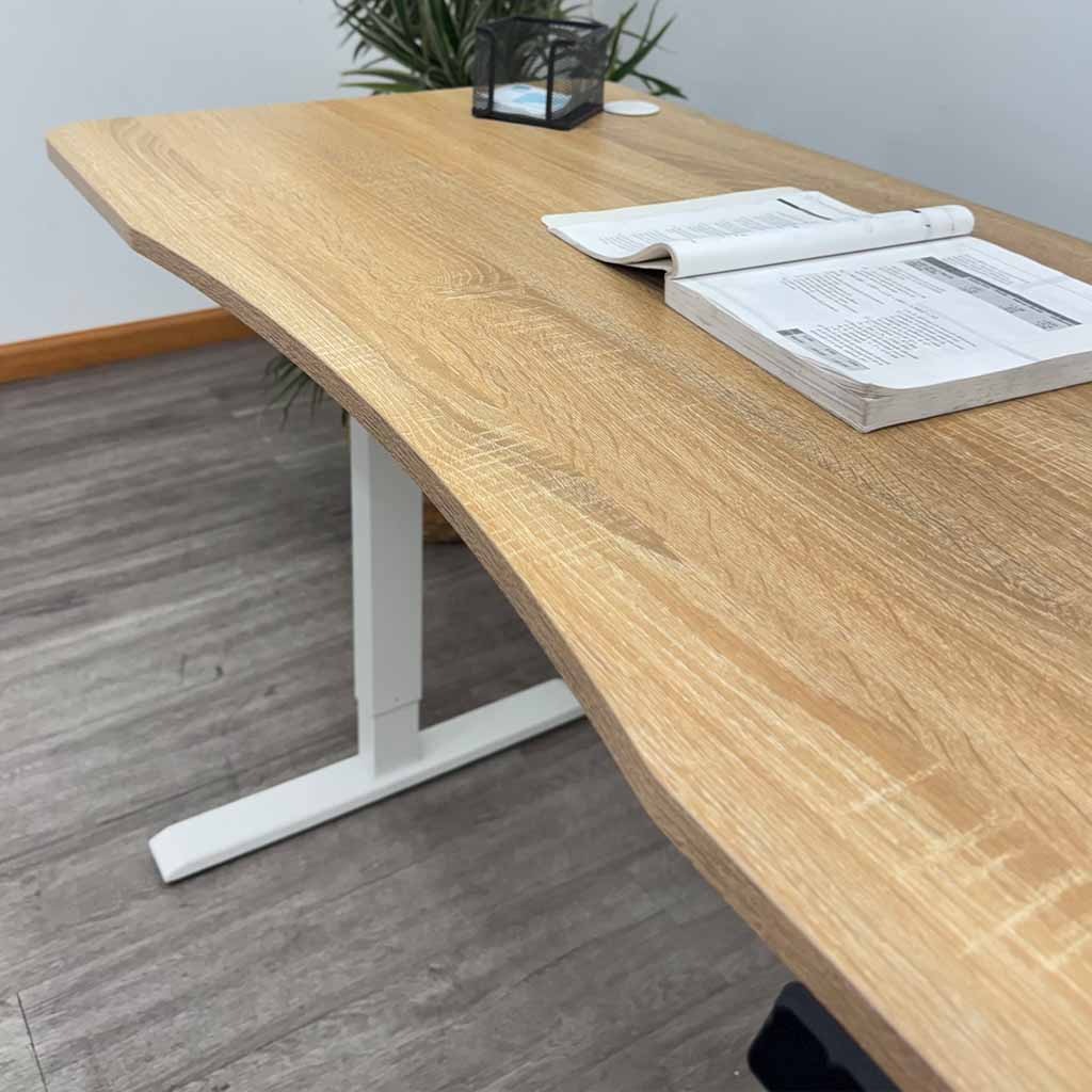 Escritorio altura ajustable blanco