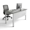 Escritorio_lineal_de_Oficina_en_Melamina_Gris_con_Estructura_Metálica_Blanca_de_140_cm_2