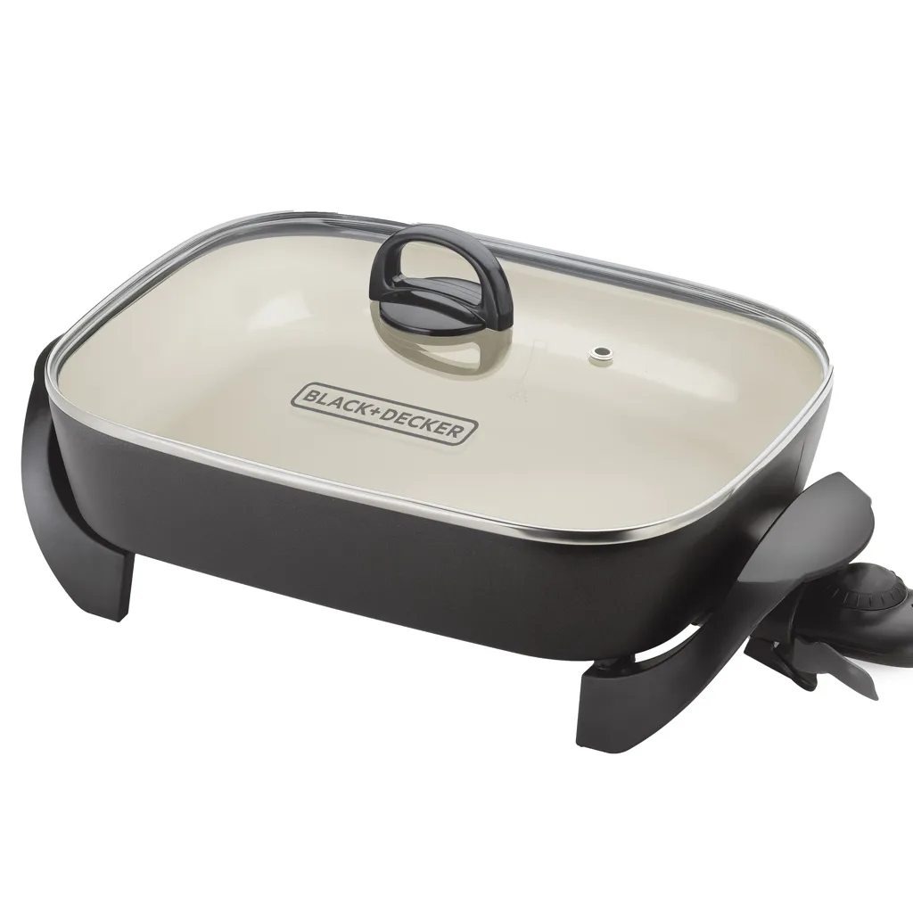 Black + Decker sarten electrico rec. ceramica 15 pulgads SKG603 - 1