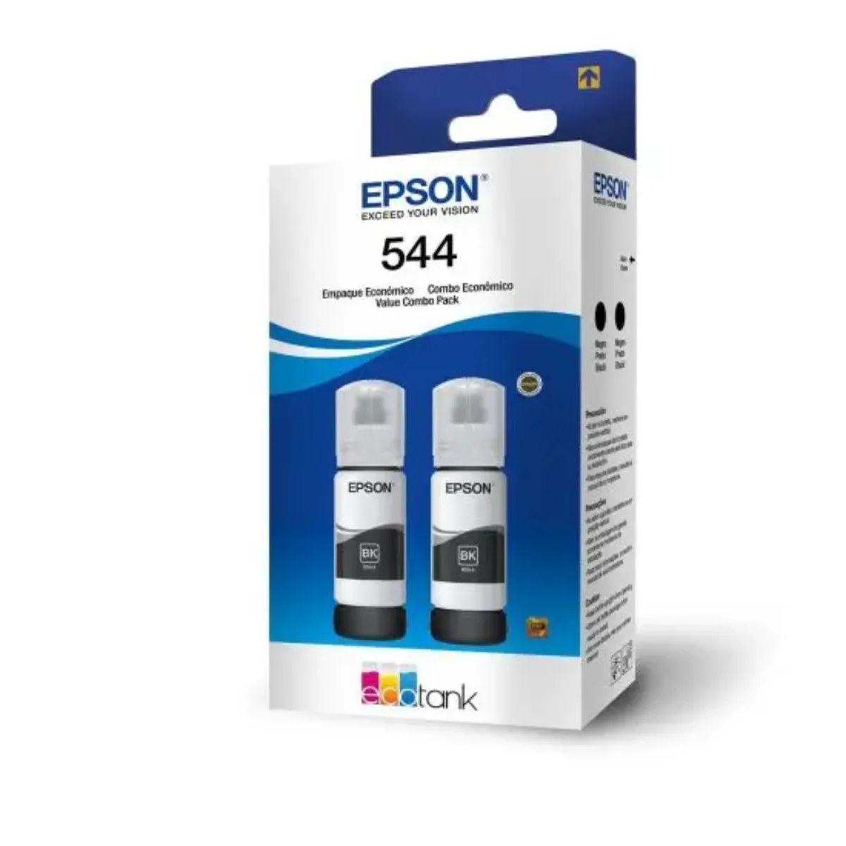 Epson botella de tinta negra T544 pack doble - T544120-2P - 1
