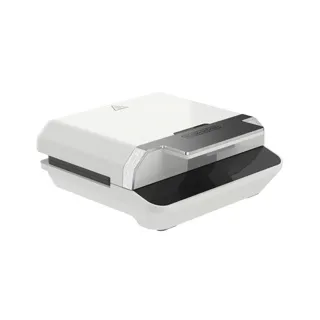Black + Decker sandwichera de facil limpieza anti-adherente inox blanca - SM602F-1WDLA - 2