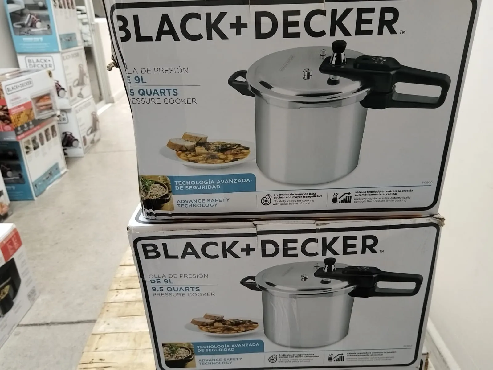 Black + Decker olla a presión 9lts PC900 - 1