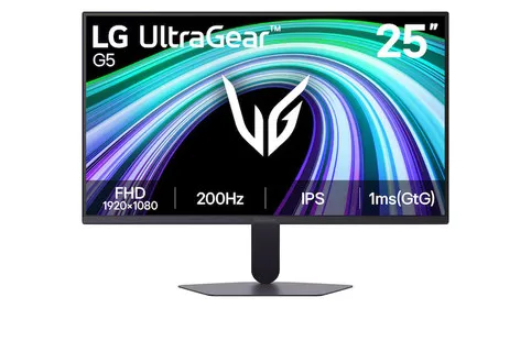 LG Monitor UltraGear G5 Gaming 25" IPS FHD, 200 Hz, 1 ms – 25G523B-B - 1