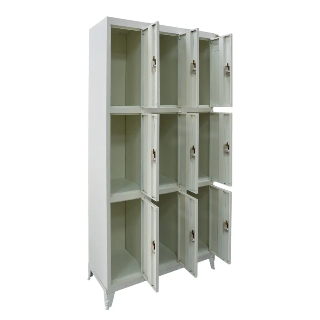Locker metálico de 9 compartimientos.webp