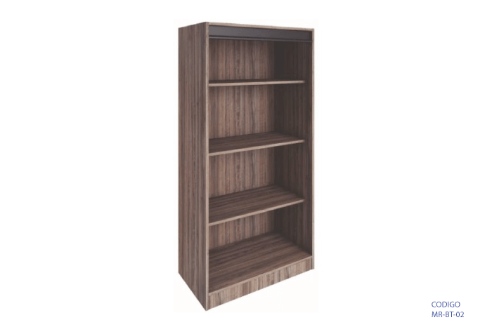Mueble tipo librero sin puertas