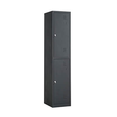 Locker Metálico de 2 Compartimentos con Aldaba