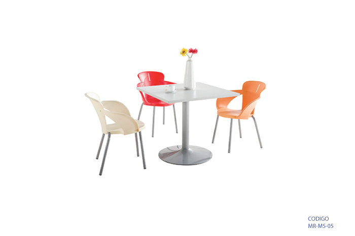 [MR-MS-05] Mesa cuadrada para Restaurante
