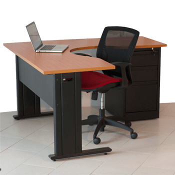 [MC-EM-01] Escritorio Ejecutivo Modular en L con Pedestal de 3 Gavetas