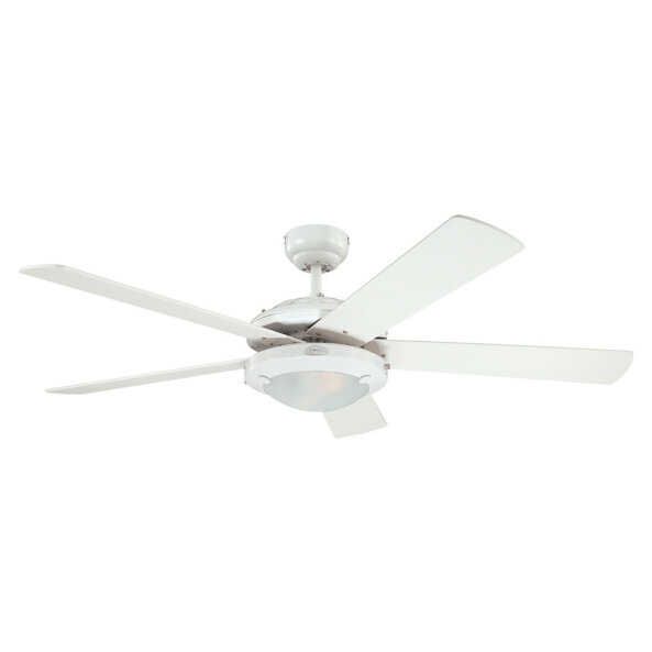 [TK-VT-05] VENTILADOR COMET BLANCO 5 ASP. 52" 2L E27 WESTINGHOUSE