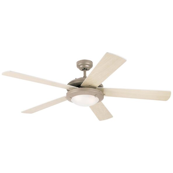 [TK-VT-06] VENTILADOR COMET PEWTER CEPILLADO 5 ASP. 52" 2L E27 WESTINGHOUSE