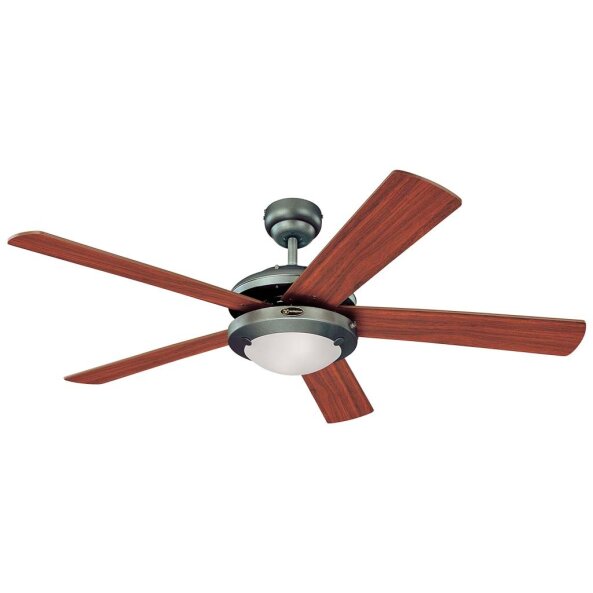 [TK-VT-07] VENTILADOR COMET HIERRO 5 ASP. 52" 2L E27 WESTINGHOUSE