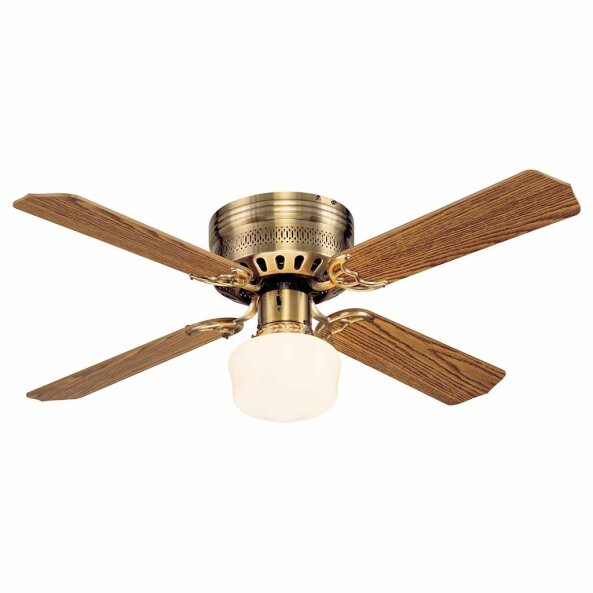 [TK-VT-10] VENTILADOR CASANOVA SUPREME BRONCE ANT. 4 ASP. 42" 1L E27 WESTINGHOUSE