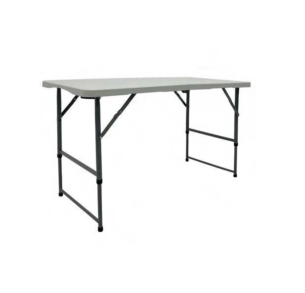 MESA PLEGABLE RESINA 122CMX60CMX53-74CM