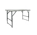 MESA PLEGABLE RESINA 122CMX60CMX53-74CM