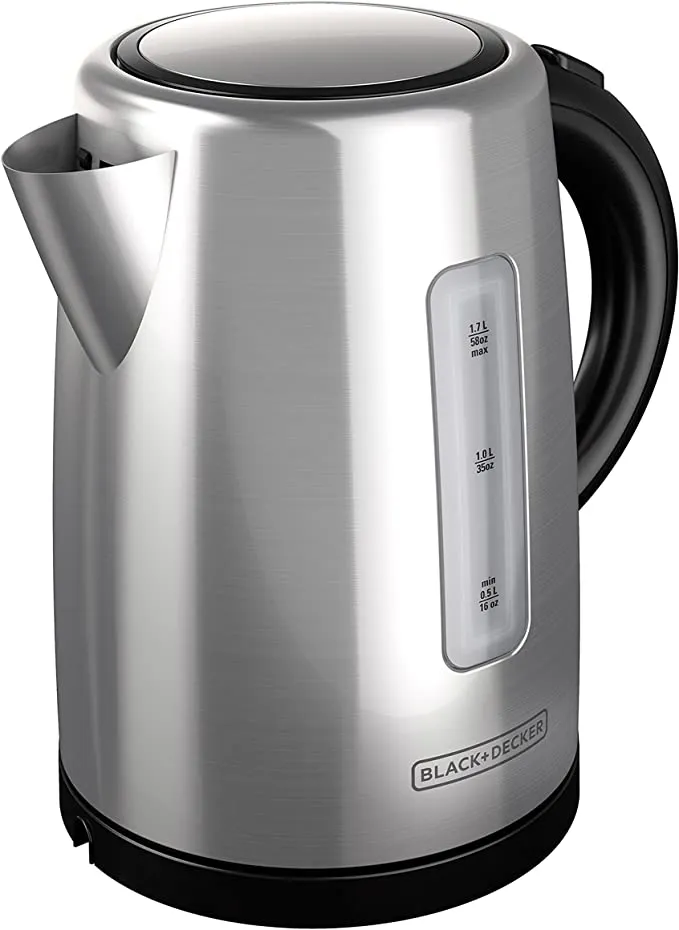 [DTF-BD00027] Black + Decker hervidor 1.7l inox KE2000SD