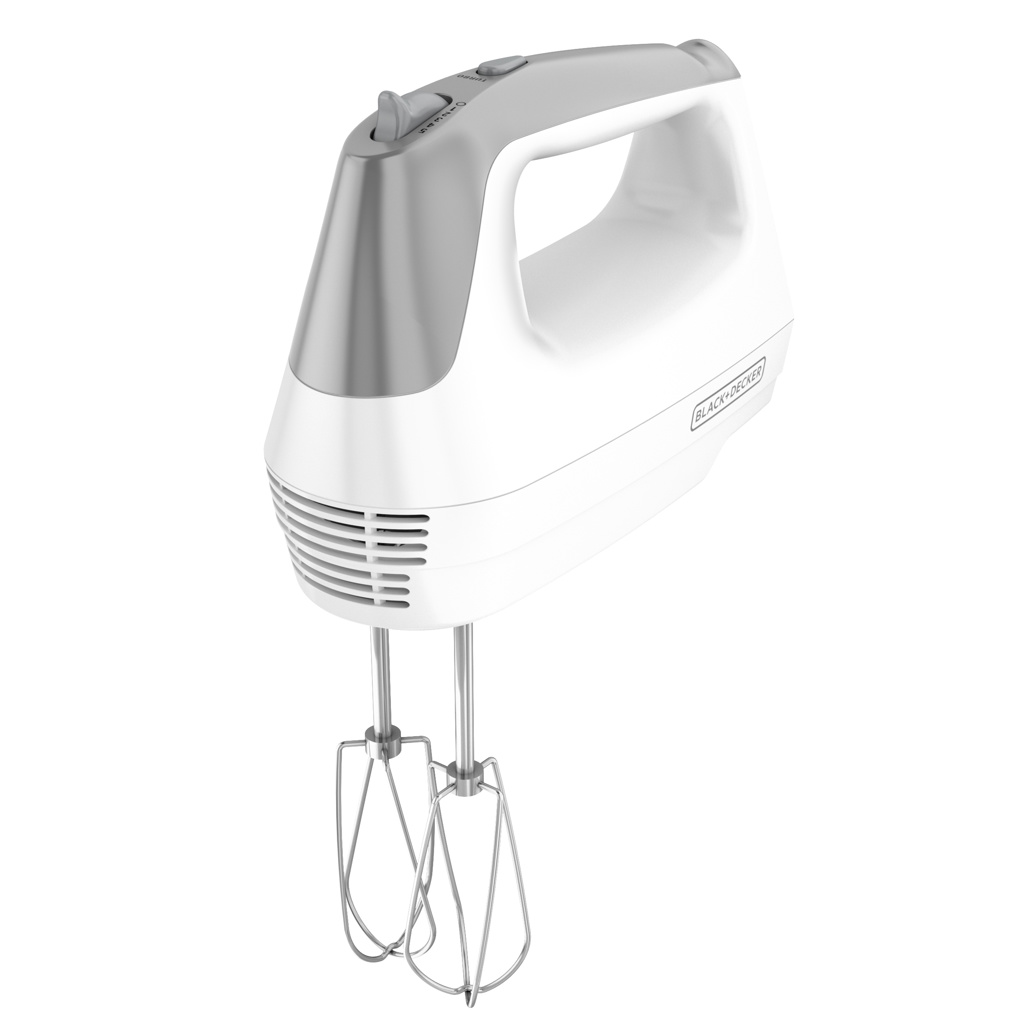 Black + Decker batidora de mano 5 veloc 175W blanca MX1500W