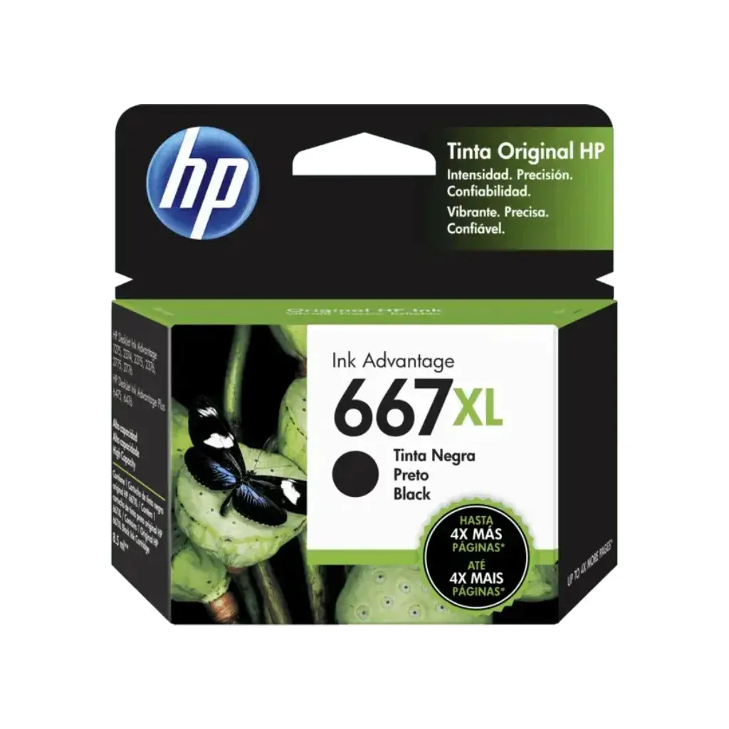 [DTF-HP01572] HP cartucho HP 667Xl negro 3YM81Al