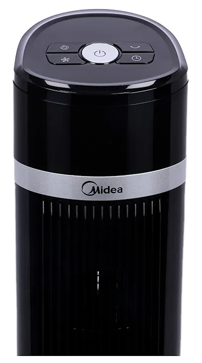 Midea ventilador de torre cool elegance 41” blanco y negro MTF18TR-CA