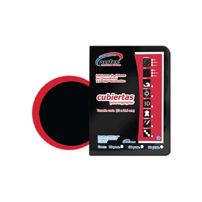 [DTF-PX00040] Perfex cubierta bipol liso 14 puntos T/C color negro (50 pzas) 115132600