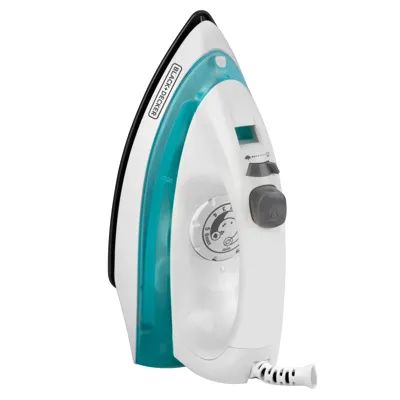 Black + Decker plancha de vapor trueglide anti-adherente blanca IRBD100