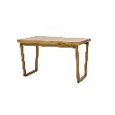MESA COMEDOR 120CMX80CM PATA NATURAL