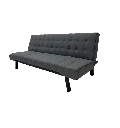 SOFÁ CAMA TELA LINO GRIS
