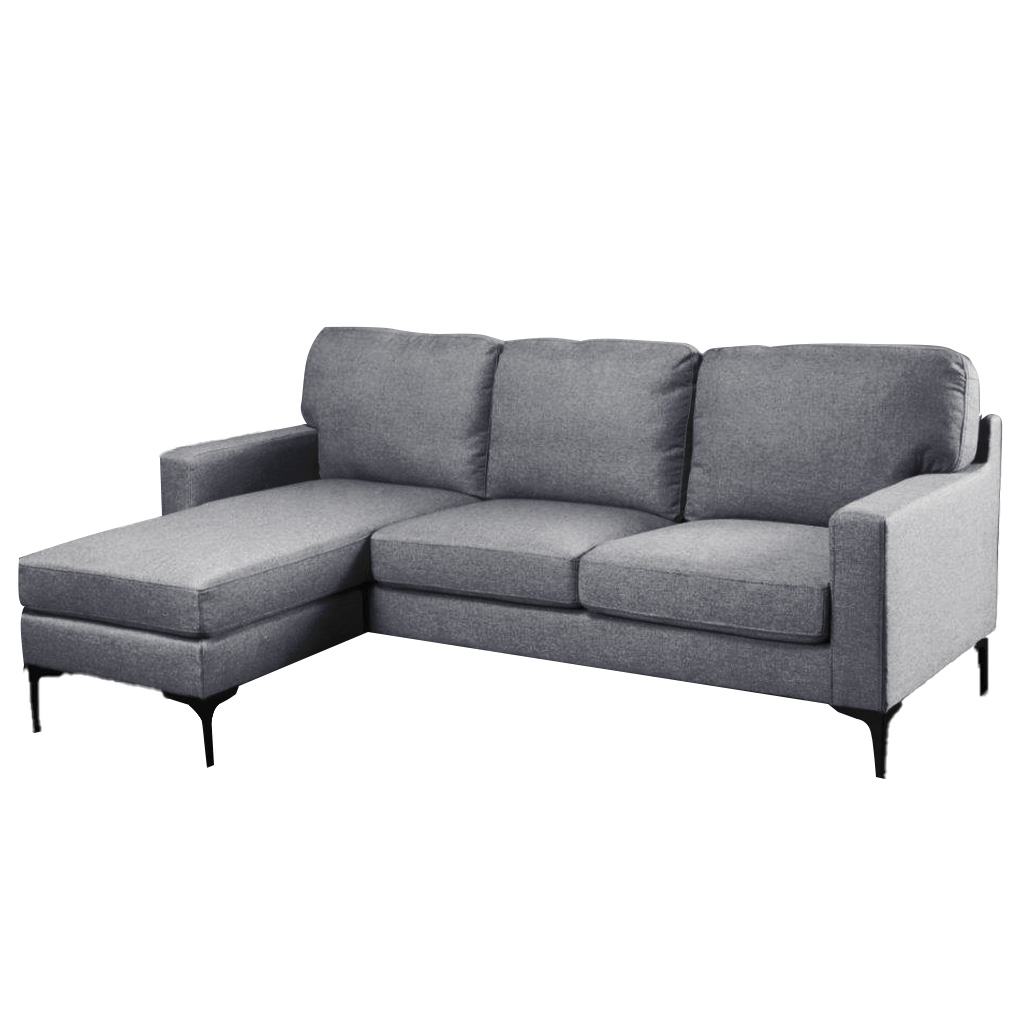 SOFA EN L GRIS OSCURO