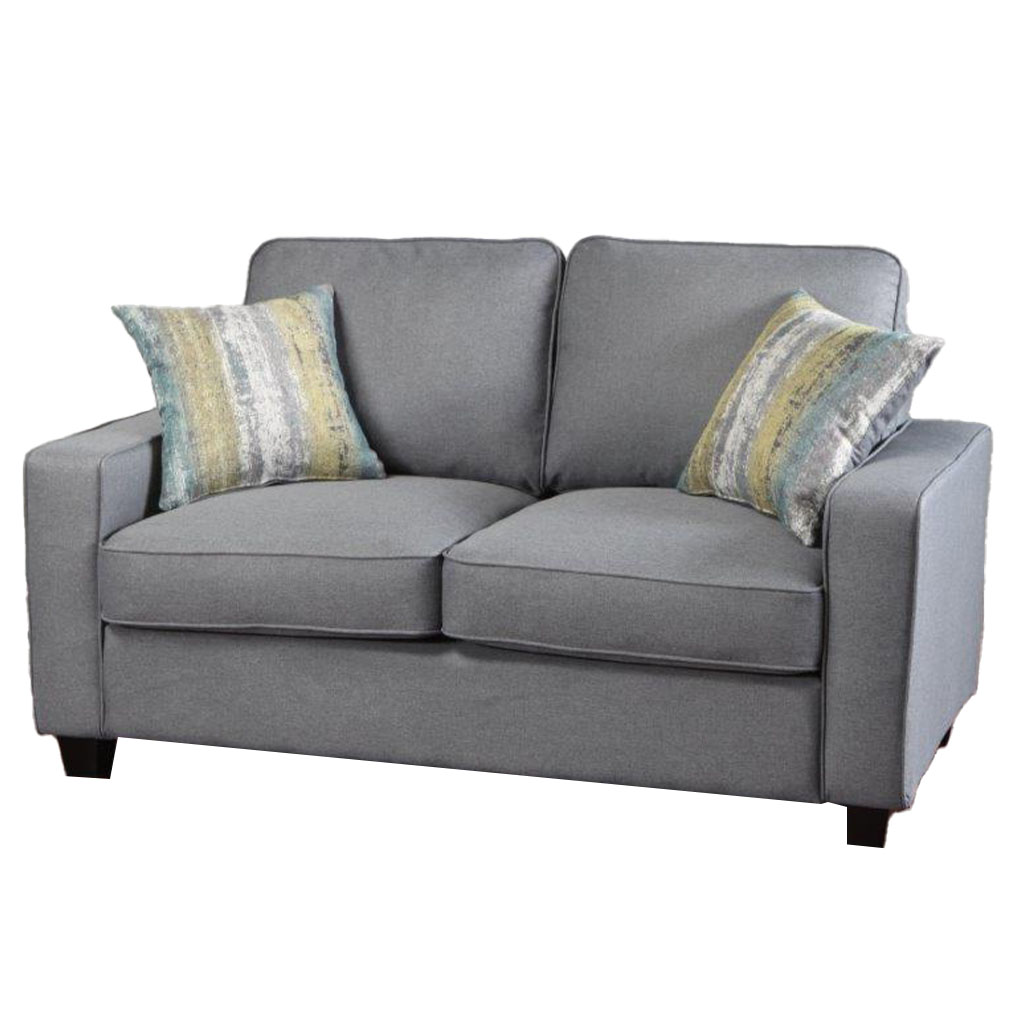 [TK-SF-35] SOFA DOBLE GRIS OSCURO