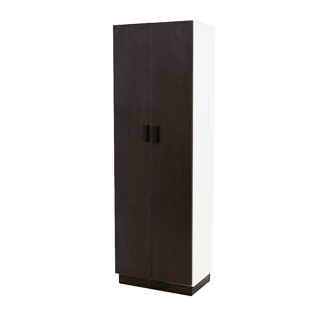 [TK-AL-02] ALACENA 60CMX37CMX180CM BLANCO/CHOCOLATE