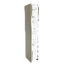 Locker metálico de 5 compartimentos con aldaba para candado