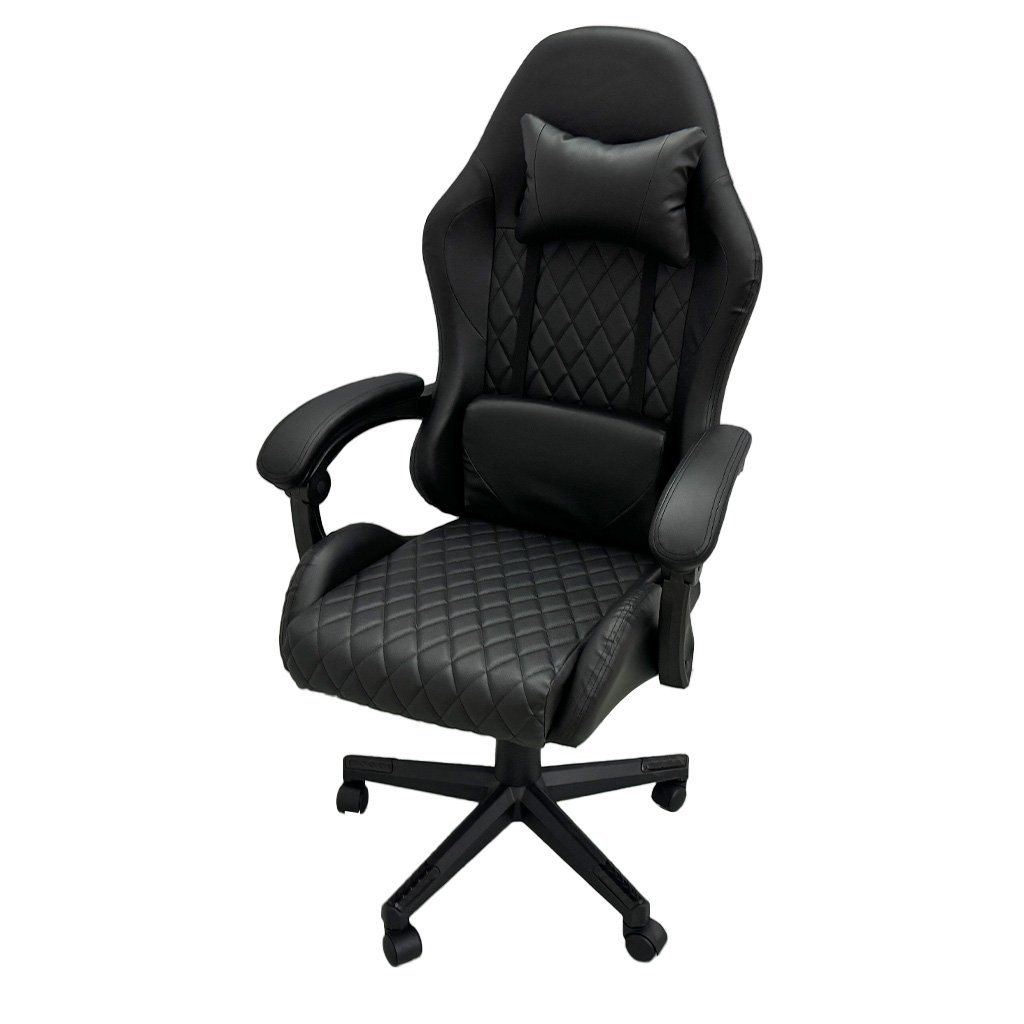 SILLA GAMER VINILO NEGRO