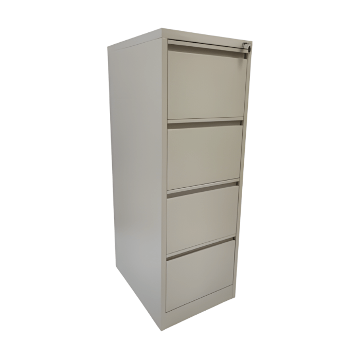 [DM-ARM-09-BG] Archivero Metálico de 4 gavetas (Beige)