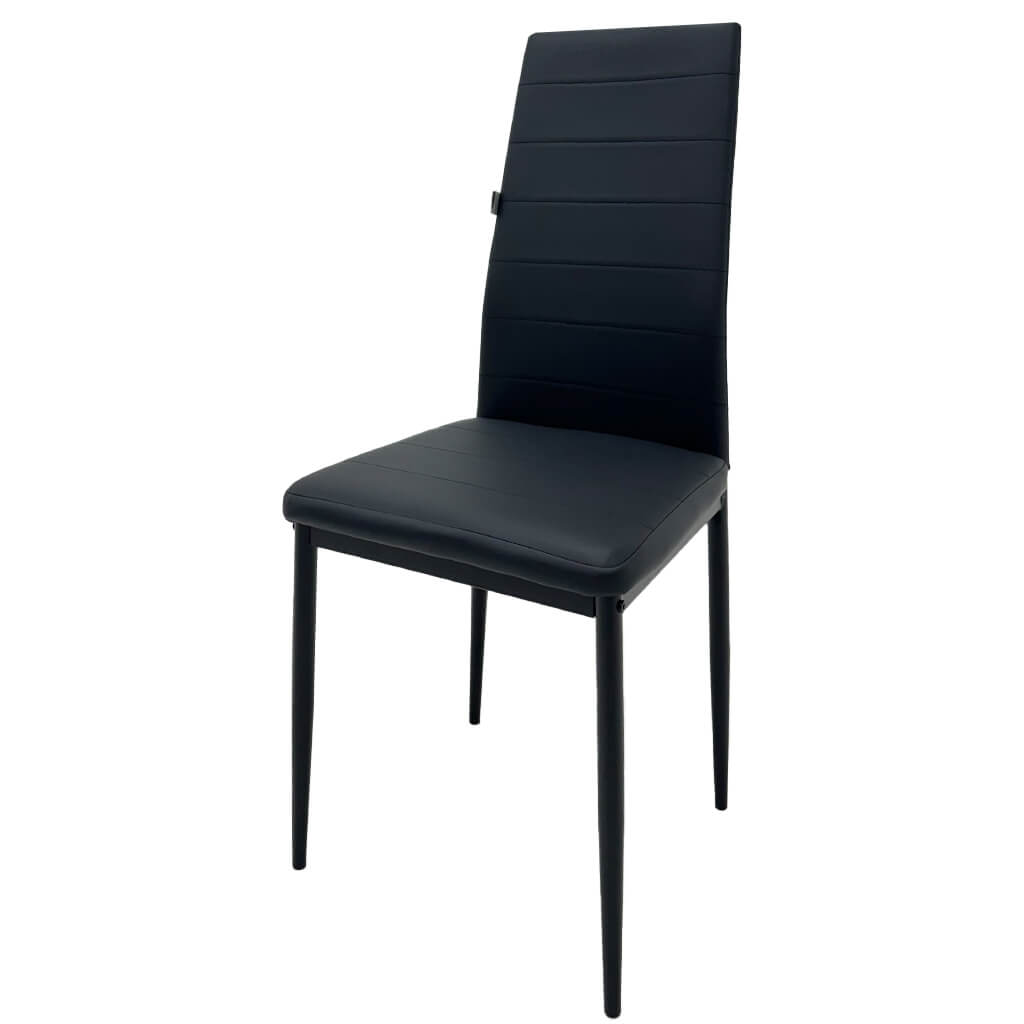 [TK-SI-47] SILLA VINILO NEGRO