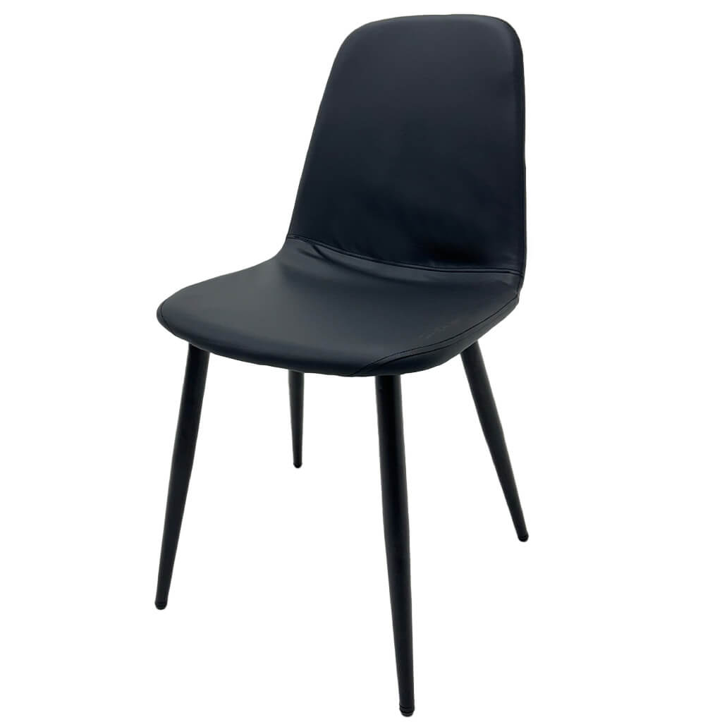 [TK-SI-48] SILLA VINILO NEGRO
