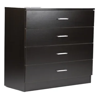 Kenneth Cole gavetero ancho 4 niveles cafe oscuro - An 100 x Al 105 x Pr 40 cm-KCWD20220512-BR