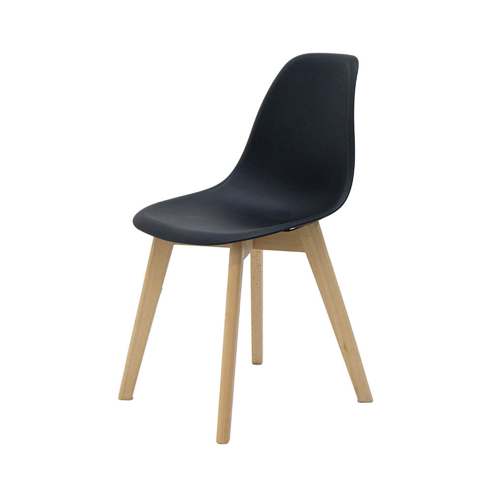 [TK-SI-19] SILLA PLASTICA NEGRA