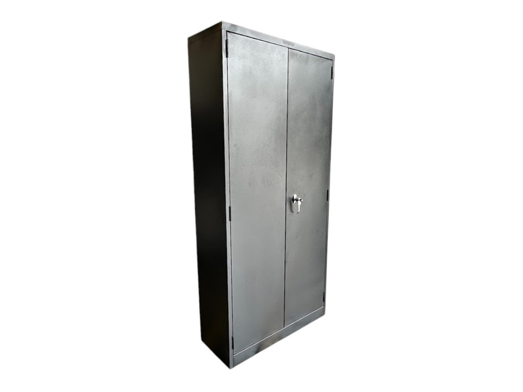 Armario metálico de 2 puertas con manecilla