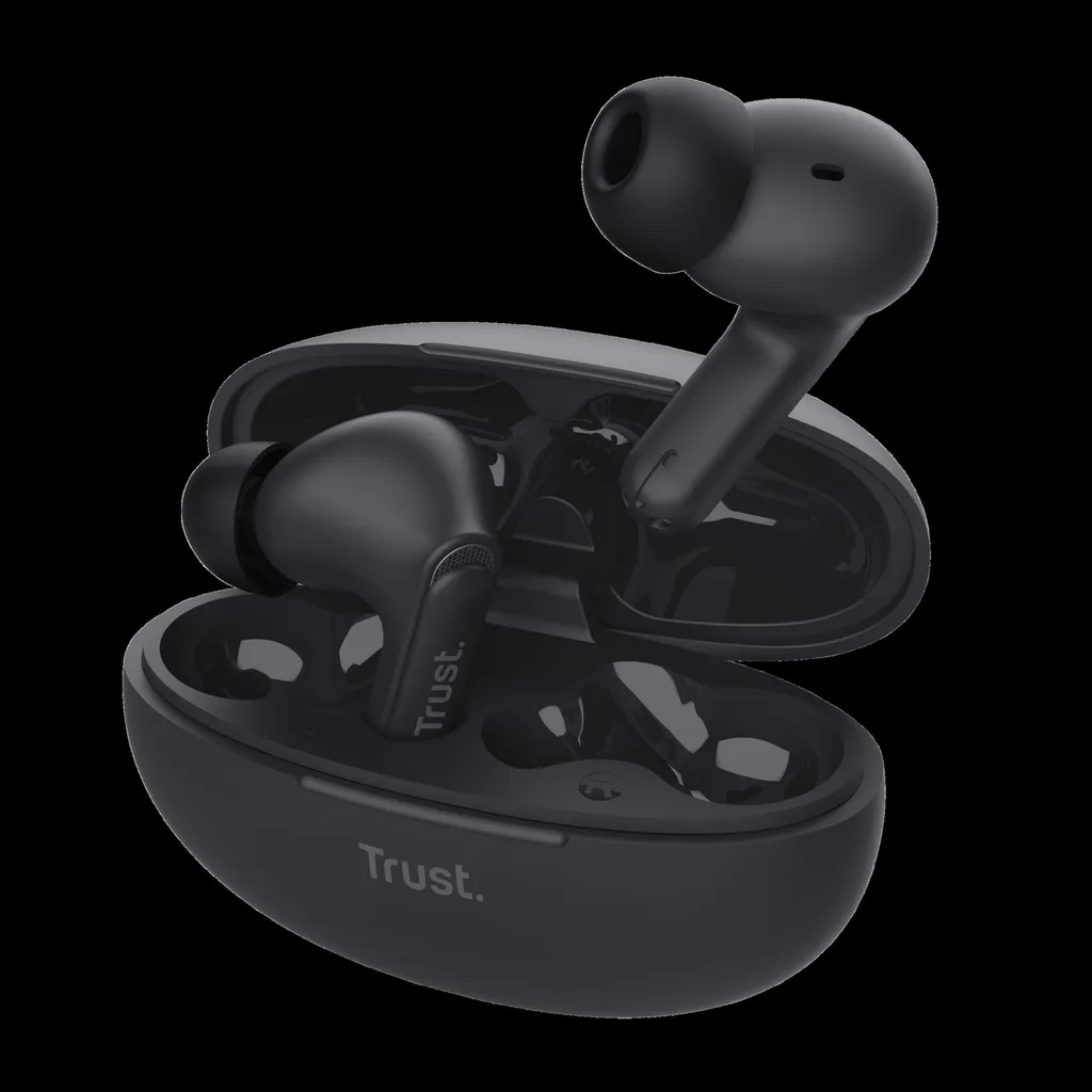 Trust audifonos bluetooth color negro microf  c/cancelacion de ruido - 25296