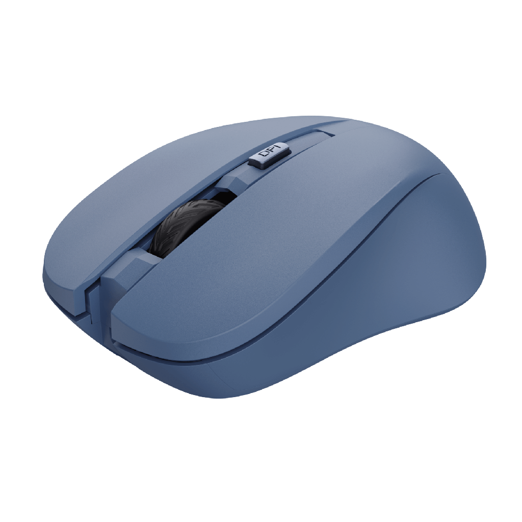 [DTF-TR00080] Trust mouse inalambrico eco  color azul silencioso - 25041